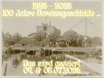 Wir werden 100 Jahre und das wird ordentlich gefeiert